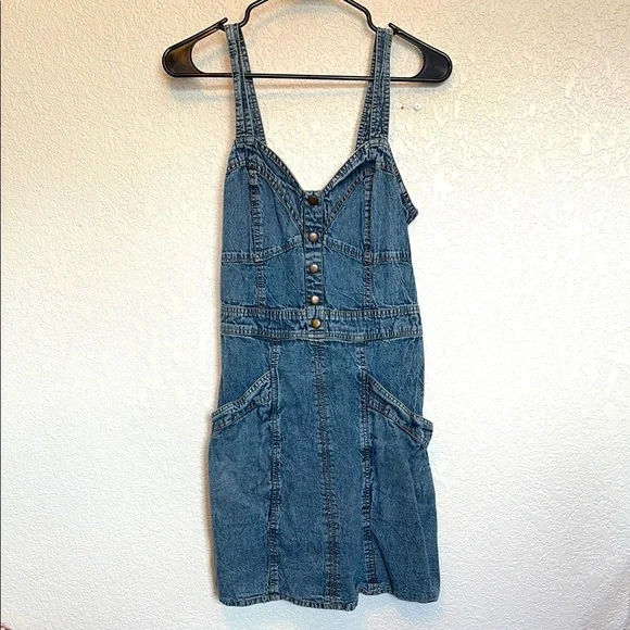 Japna Denim Mini Dress (L) - Picture 1 of 6
